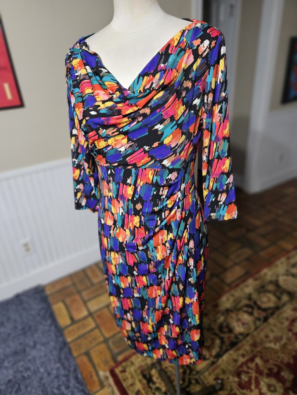 Anne Klein Colorful Dress Size 10